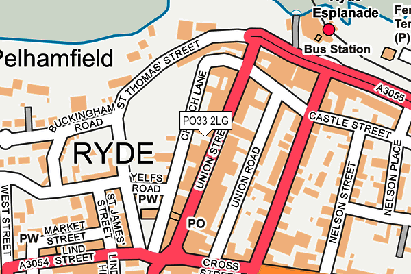 PO33 2LG map - OS OpenMap – Local (Ordnance Survey) PO33 2LG map - OS OpenMap – Local (Ordnance Survey)