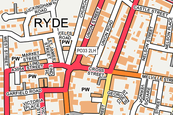 PO33 2LH map - OS OpenMap – Local (Ordnance Survey) PO33 2LH map - OS OpenMap – Local (Ordnance Survey)
