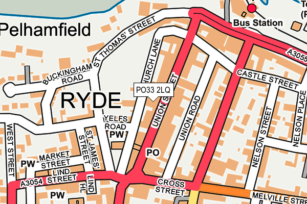 PO33 2LQ map - OS OpenMap – Local (Ordnance Survey) PO33 2LQ map - OS OpenMap – Local (Ordnance Survey)