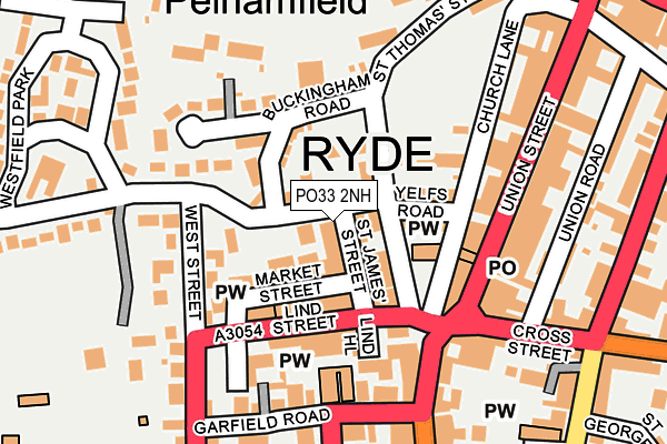 PO33 2NH map - OS OpenMap – Local (Ordnance Survey) PO33 2NH map - OS OpenMap – Local (Ordnance Survey)
