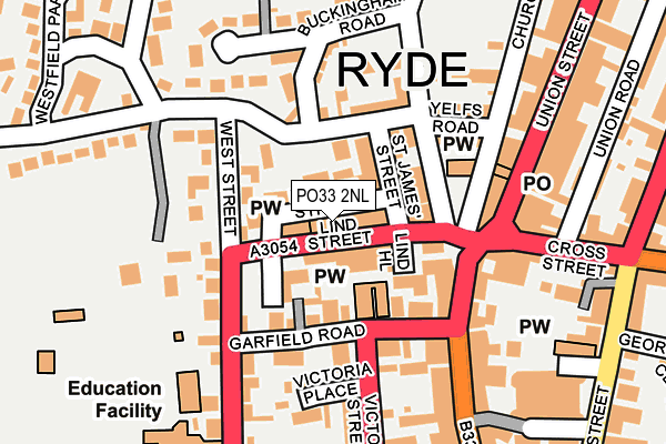 PO33 2NL map - OS OpenMap – Local (Ordnance Survey) PO33 2NL map - OS OpenMap – Local (Ordnance Survey)
