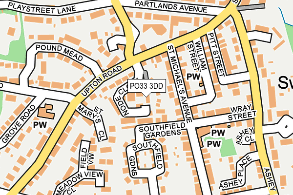 PO33 3DD map - OS OpenMap – Local (Ordnance Survey) PO33 3DD map - OS OpenMap – Local (Ordnance Survey)