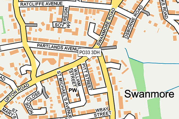PO33 3DH map - OS OpenMap – Local (Ordnance Survey) PO33 3DH map - OS OpenMap – Local (Ordnance Survey)