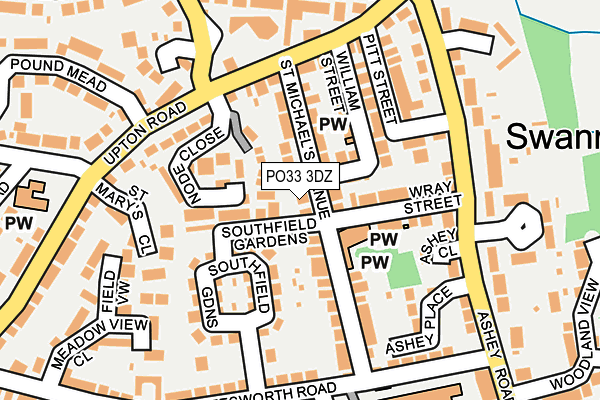 PO33 3DZ map - OS OpenMap – Local (Ordnance Survey) PO33 3DZ map - OS OpenMap – Local (Ordnance Survey)