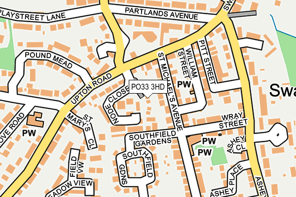 PO33 3HD map - OS OpenMap – Local (Ordnance Survey) PO33 3HD map - OS OpenMap – Local (Ordnance Survey)