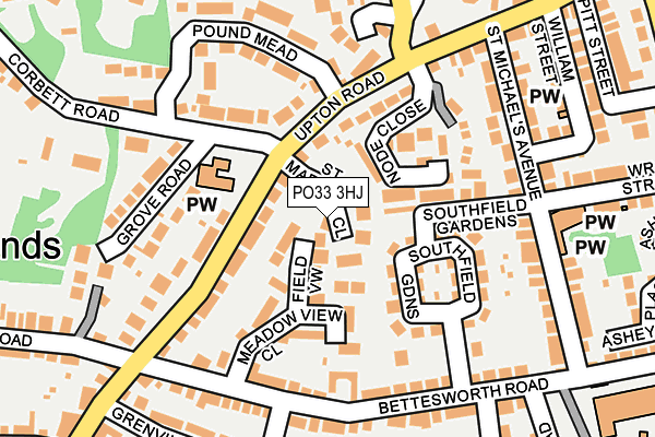 PO33 3HJ map - OS OpenMap – Local (Ordnance Survey) PO33 3HJ map - OS OpenMap – Local (Ordnance Survey)