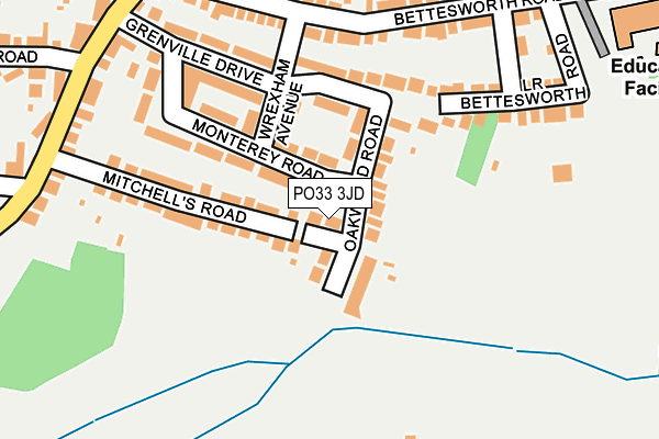 PO33 3JD map - OS OpenMap – Local (Ordnance Survey) PO33 3JD map - OS OpenMap – Local (Ordnance Survey)