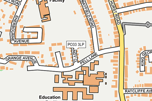 PO33 3LP map - OS OpenMap – Local (Ordnance Survey) PO33 3LP map - OS OpenMap – Local (Ordnance Survey)
