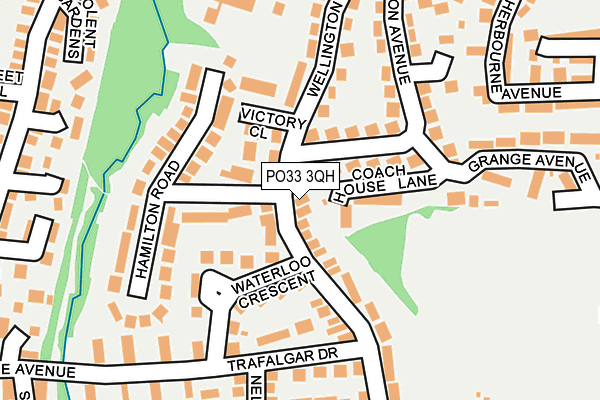 PO33 3QH map - OS OpenMap – Local (Ordnance Survey) PO33 3QH map - OS OpenMap – Local (Ordnance Survey)