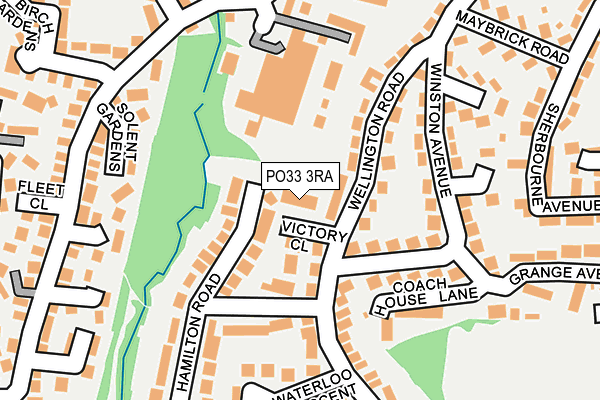 PO33 3RA map - OS OpenMap – Local (Ordnance Survey) PO33 3RA map - OS OpenMap – Local (Ordnance Survey)
