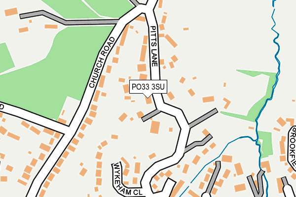 PO33 3SU map - OS OpenMap – Local (Ordnance Survey) PO33 3SU map - OS OpenMap – Local (Ordnance Survey)