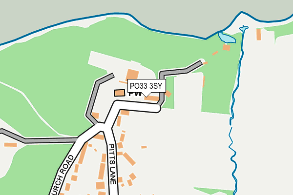 PO33 3SY map - OS OpenMap – Local (Ordnance Survey) PO33 3SY map - OS OpenMap – Local (Ordnance Survey)