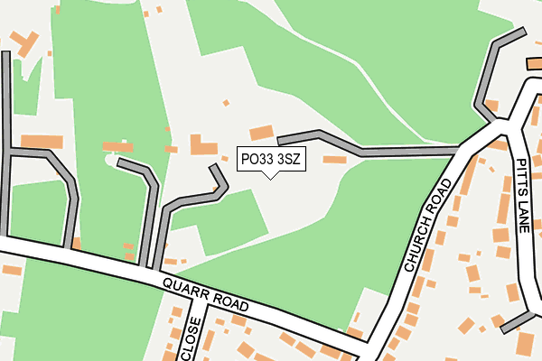 PO33 3SZ map - OS OpenMap – Local (Ordnance Survey) PO33 3SZ map - OS OpenMap – Local (Ordnance Survey)