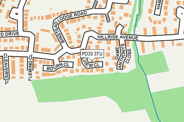 PO33 3TU map - OS OpenMap – Local (Ordnance Survey) PO33 3TU map - OS OpenMap – Local (Ordnance Survey)