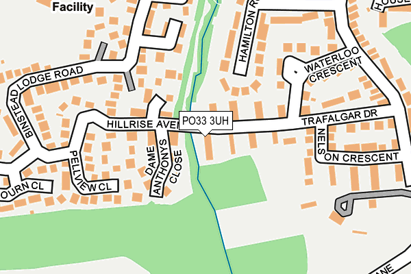 PO33 3UH map - OS OpenMap – Local (Ordnance Survey) PO33 3UH map - OS OpenMap – Local (Ordnance Survey)