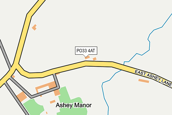PO33 4AT map - OS OpenMap – Local (Ordnance Survey) PO33 4AT map - OS OpenMap – Local (Ordnance Survey)