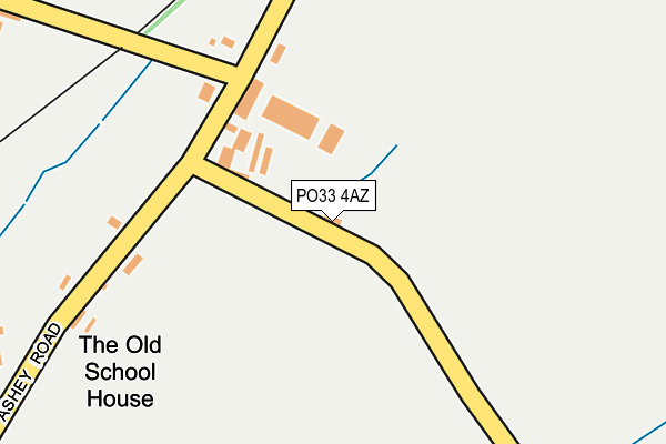 PO33 4AZ map - OS OpenMap – Local (Ordnance Survey) PO33 4AZ map - OS OpenMap – Local (Ordnance Survey)