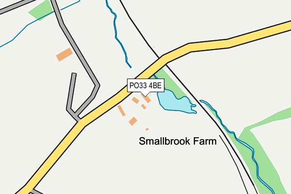 PO33 4BE map - OS OpenMap – Local (Ordnance Survey) PO33 4BE map - OS OpenMap – Local (Ordnance Survey)