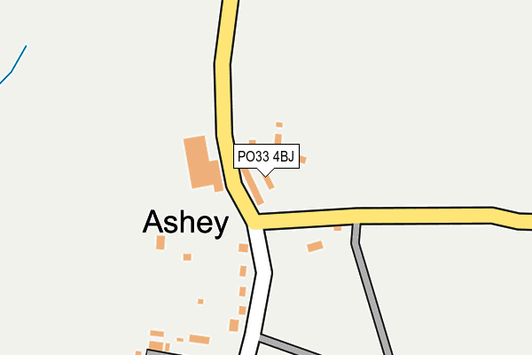 PO33 4BJ map - OS OpenMap – Local (Ordnance Survey) PO33 4BJ map - OS OpenMap – Local (Ordnance Survey)