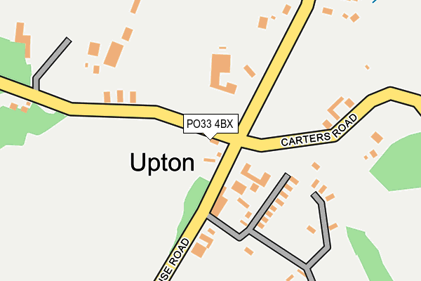 PO33 4BX map - OS OpenMap – Local (Ordnance Survey) PO33 4BX map - OS OpenMap – Local (Ordnance Survey)