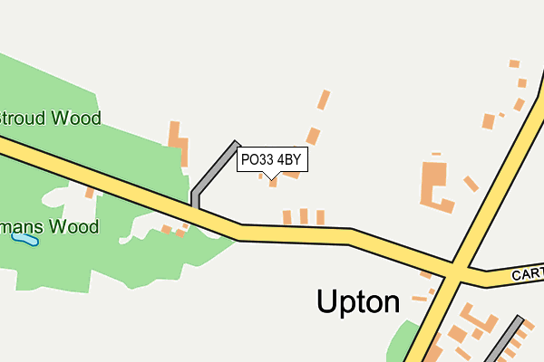 PO33 4BY map - OS OpenMap – Local (Ordnance Survey) PO33 4BY map - OS OpenMap – Local (Ordnance Survey)