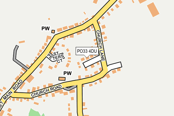 PO33 4DU map - OS OpenMap – Local (Ordnance Survey) PO33 4DU map - OS OpenMap – Local (Ordnance Survey)