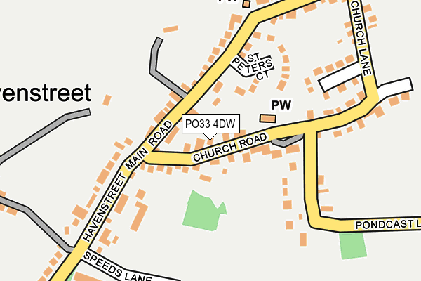 PO33 4DW map - OS OpenMap – Local (Ordnance Survey) PO33 4DW map - OS OpenMap – Local (Ordnance Survey)