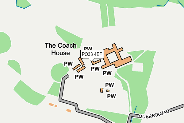 PO33 4EF map - OS OpenMap – Local (Ordnance Survey) PO33 4EF map - OS OpenMap – Local (Ordnance Survey)