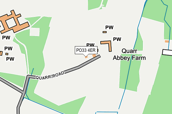 PO33 4ER map - OS OpenMap – Local (Ordnance Survey) PO33 4ER map - OS OpenMap – Local (Ordnance Survey)