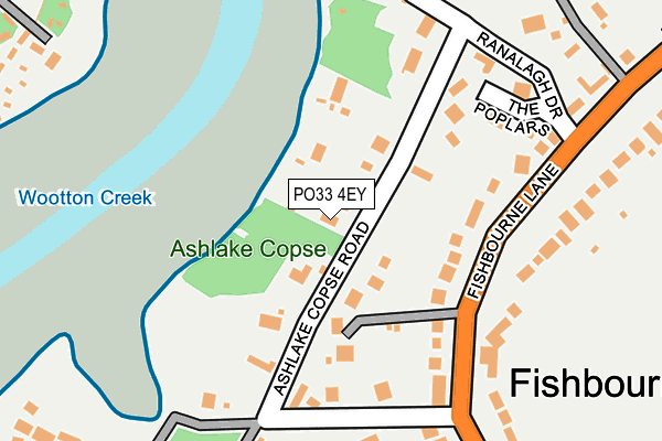 PO33 4EY map - OS OpenMap – Local (Ordnance Survey) PO33 4EY map - OS OpenMap – Local (Ordnance Survey)