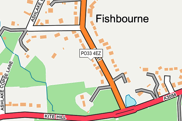 PO33 4EZ map - OS OpenMap – Local (Ordnance Survey) PO33 4EZ map - OS OpenMap – Local (Ordnance Survey)