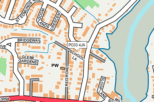 PO33 4JA map - OS OpenMap – Local (Ordnance Survey) PO33 4JA map - OS OpenMap – Local (Ordnance Survey)
