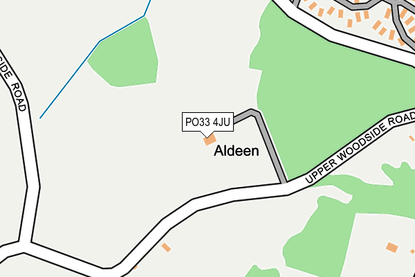 PO33 4JU map - OS OpenMap – Local (Ordnance Survey) PO33 4JU map - OS OpenMap – Local (Ordnance Survey)