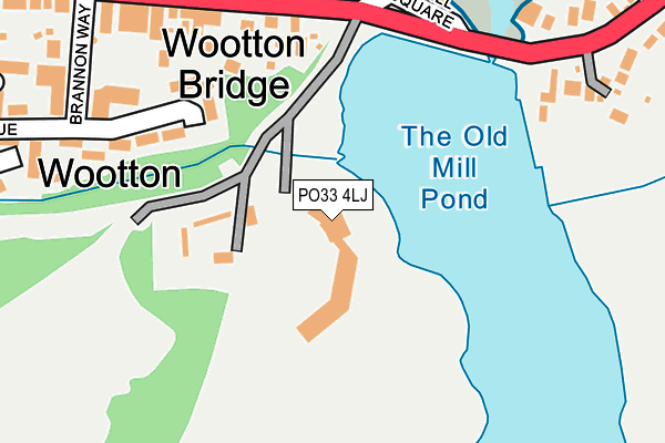 PO33 4LJ map - OS OpenMap – Local (Ordnance Survey) PO33 4LJ map - OS OpenMap – Local (Ordnance Survey)