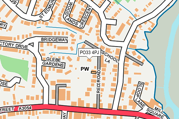 PO33 4PJ map - OS OpenMap – Local (Ordnance Survey) PO33 4PJ map - OS OpenMap – Local (Ordnance Survey)