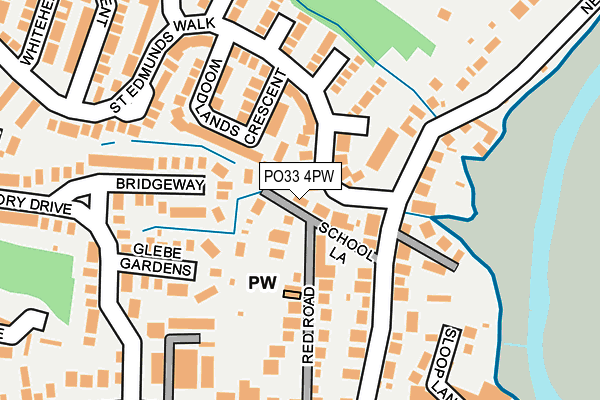 PO33 4PW map - OS OpenMap – Local (Ordnance Survey) PO33 4PW map - OS OpenMap – Local (Ordnance Survey)