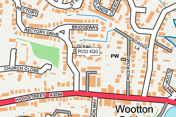 PO33 4QG map - OS OpenMap – Local (Ordnance Survey) PO33 4QG map - OS OpenMap – Local (Ordnance Survey)