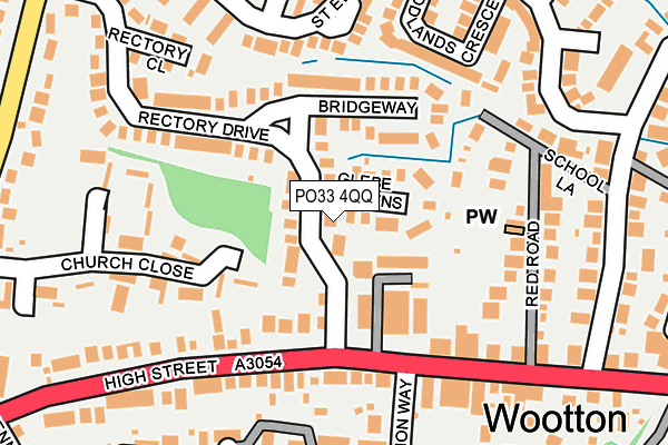 PO33 4QQ map - OS OpenMap – Local (Ordnance Survey) PO33 4QQ map - OS OpenMap – Local (Ordnance Survey)