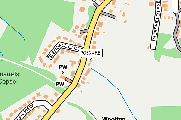 PO33 4RE map - OS OpenMap – Local (Ordnance Survey) PO33 4RE map - OS OpenMap – Local (Ordnance Survey)