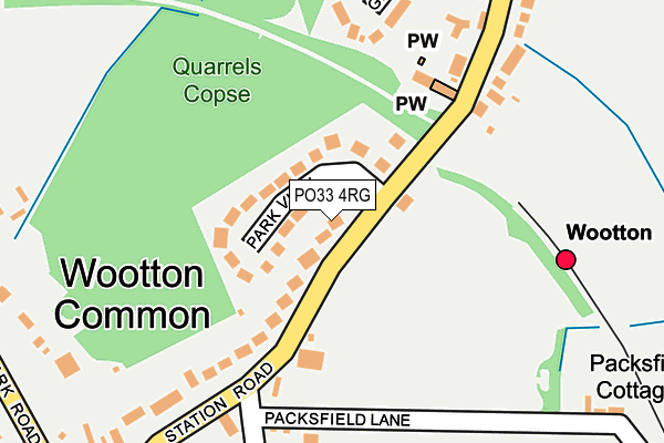 PO33 4RG map - OS OpenMap – Local (Ordnance Survey) PO33 4RG map - OS OpenMap – Local (Ordnance Survey)