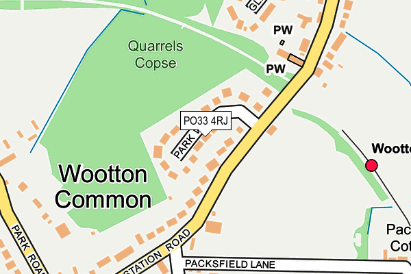 PO33 4RJ map - OS OpenMap – Local (Ordnance Survey) PO33 4RJ map - OS OpenMap – Local (Ordnance Survey)
