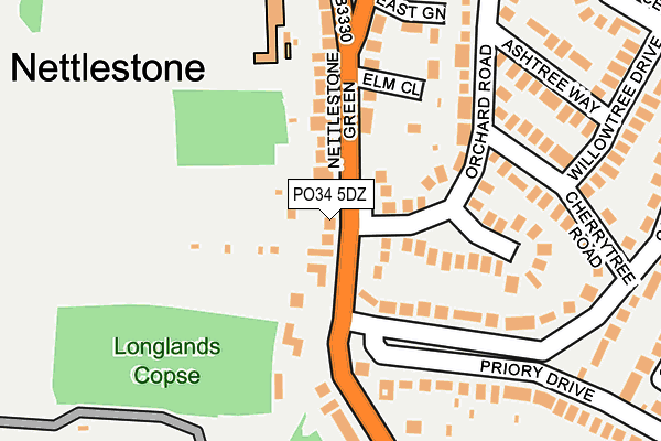 PO34 5DZ map - OS OpenMap – Local (Ordnance Survey) PO34 5DZ map - OS OpenMap – Local (Ordnance Survey)
