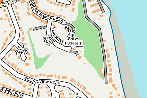 PO34 5HT map - OS OpenMap – Local (Ordnance Survey) PO34 5HT map - OS OpenMap – Local (Ordnance Survey)