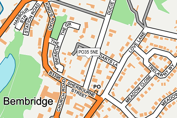 PO35 5NE map - OS OpenMap – Local (Ordnance Survey) PO35 5NE map - OS OpenMap – Local (Ordnance Survey)