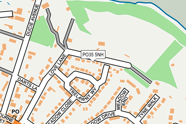 PO35 5NH map - OS OpenMap – Local (Ordnance Survey) PO35 5NH map - OS OpenMap – Local (Ordnance Survey)