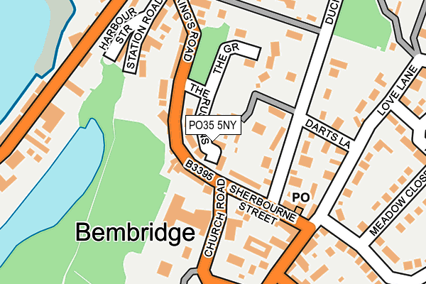 PO35 5NY map - OS OpenMap – Local (Ordnance Survey) PO35 5NY map - OS OpenMap – Local (Ordnance Survey)