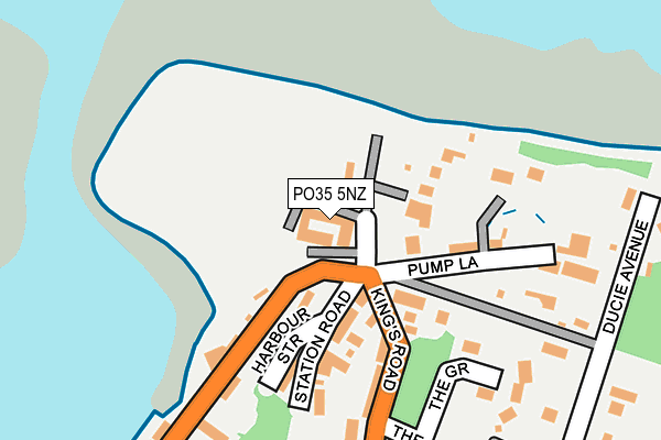 PO35 5NZ map - OS OpenMap – Local (Ordnance Survey) PO35 5NZ map - OS OpenMap – Local (Ordnance Survey)