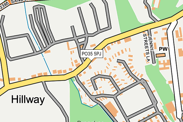PO35 5PJ map - OS OpenMap – Local (Ordnance Survey) PO35 5PJ map - OS OpenMap – Local (Ordnance Survey)