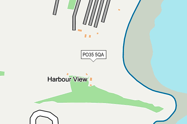 PO35 5QA map - OS OpenMap – Local (Ordnance Survey) PO35 5QA map - OS OpenMap – Local (Ordnance Survey)