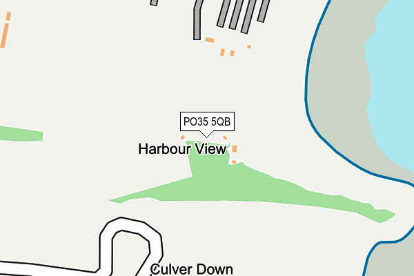 PO35 5QB map - OS OpenMap – Local (Ordnance Survey) PO35 5QB map - OS OpenMap – Local (Ordnance Survey)